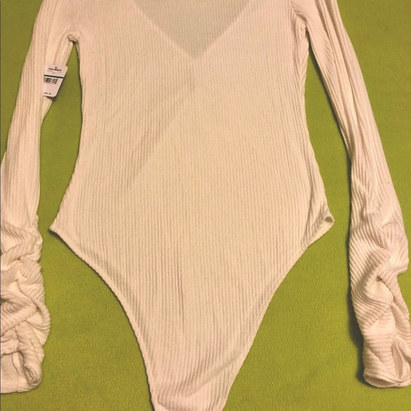 Bodysuit Ivory Freepeople Free People Large L - Picture 2 of 3